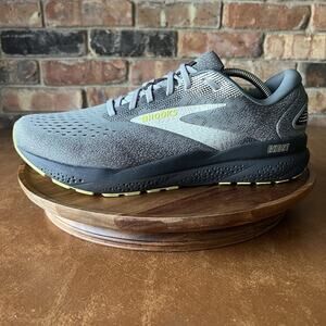 Brooks Ghost 16 Men's Size 13 Gray Neutral Cushion Road Running Shoes Sneakers